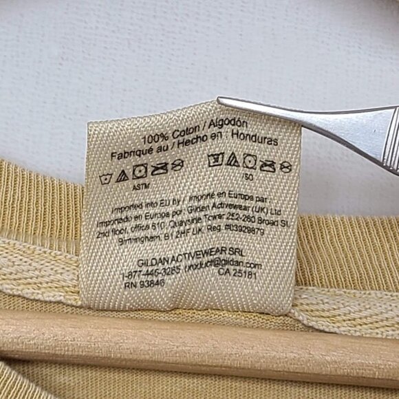 Comfort Colors Men's 2XL Graphic T-Shirt McCall Idaho Take Only Pictures Yellow - Picture 4 of 9